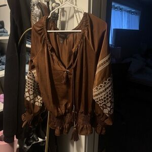 Never worn. Western top